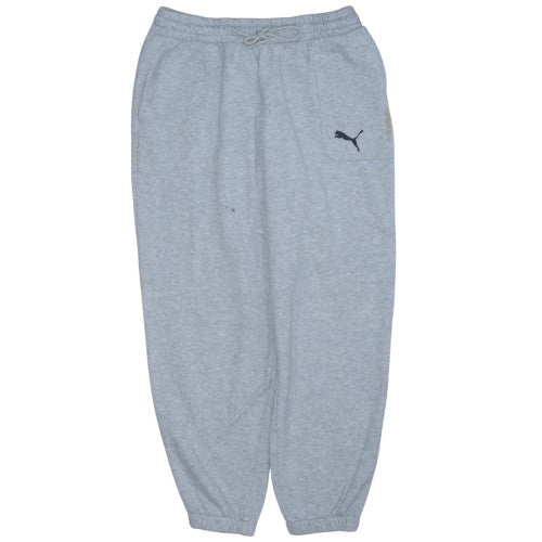 Puma Men’s Grey Regular Fit Sweatpants M Fleece Joggers