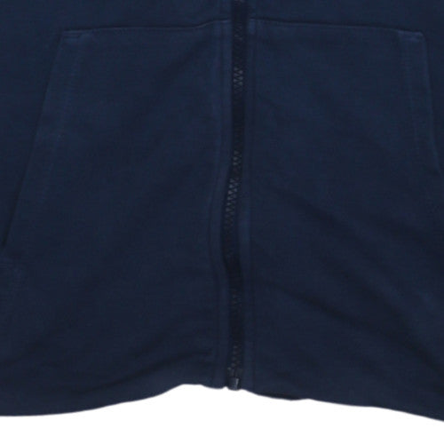 Nike Boys Blue Full Zip Hoodie XL 158-170cm Standard Fit Fleece Sweatshirt