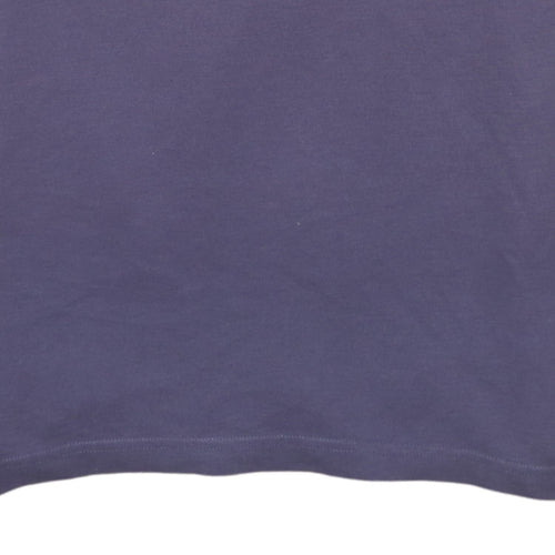 Puma Men’s Blue Henley Short Sleeve Cotton T-Shirt Size M