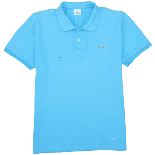 Lacoste Men's Blue Cotton Short Sleeve Polo Shirt Size L