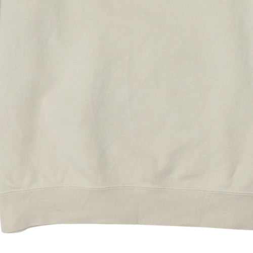Nike Womens Beige Crew Neck Pullover Sweatshirt Size M