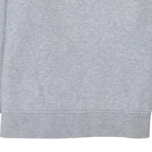 Lacoste Men's Grey Crew Neck Pullover Sweatshirt Size M