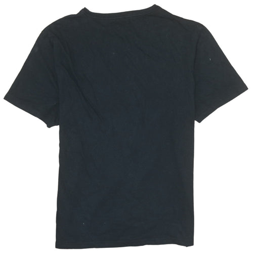 Calvin Klein Women's Black Cotton Logo T-Shirt M Short Sleeve