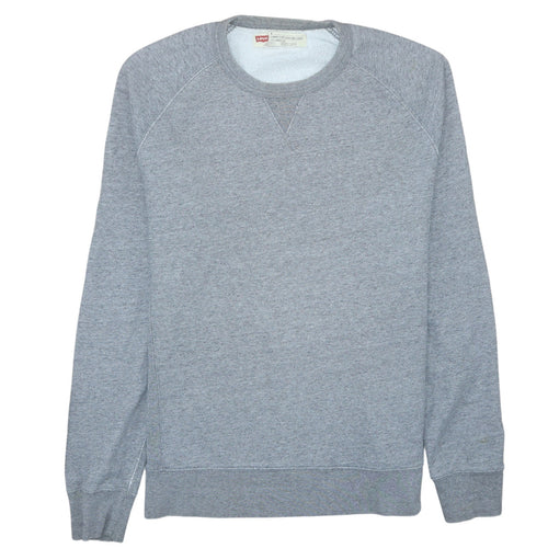 Levi's Men's Grey Classic Crew Neck Pullover Sweatshirt Size M