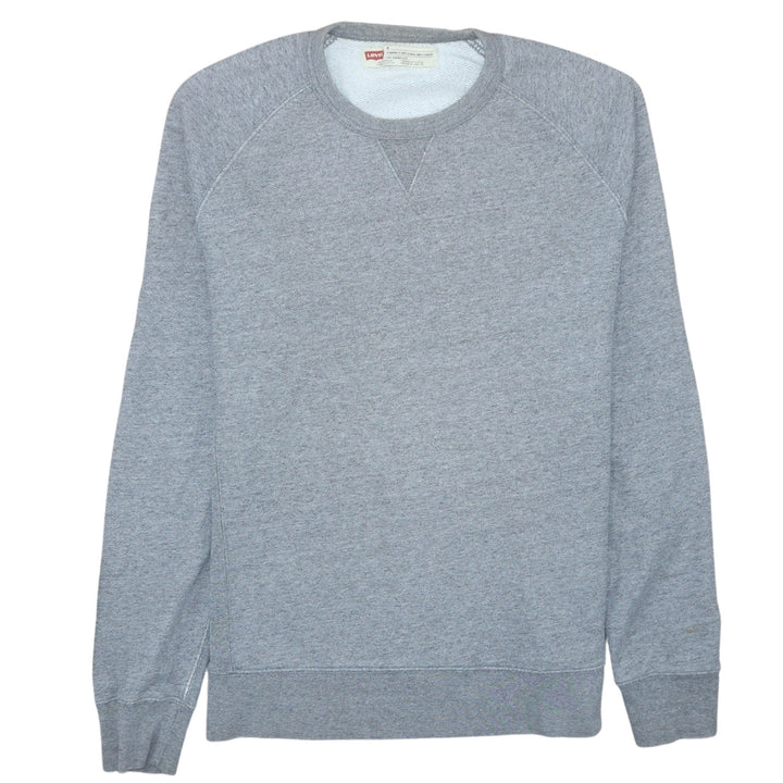 Levi's Men's Grey Classic Crew Neck Pullover Sweatshirt Size M