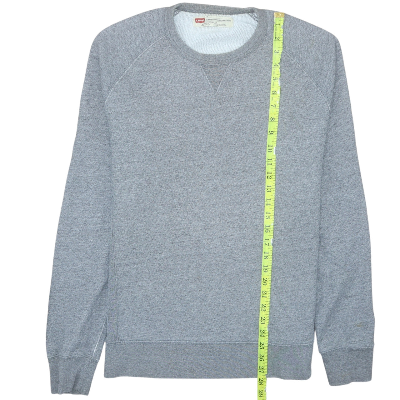 Levi's Men's Grey Classic Crew Neck Pullover Sweatshirt Size M