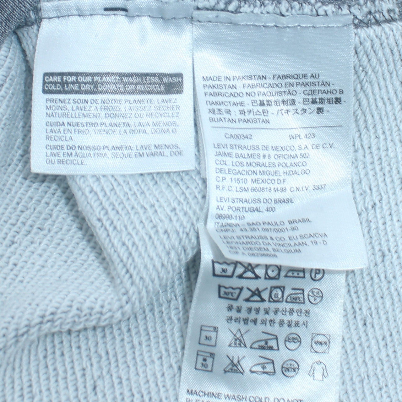 Levi's Men's Grey Classic Crew Neck Pullover Sweatshirt Size M