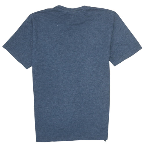 Kappa Men Blue Crew Neck Graphic Sports T-Shirt Size L