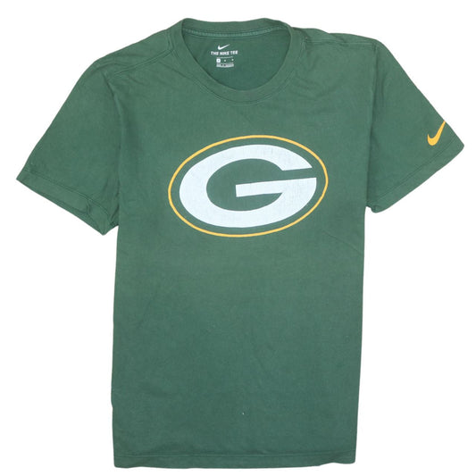 Nike Men's Green Bay Packers Green Short Sleeve Crew Neck T-Shirt Medium