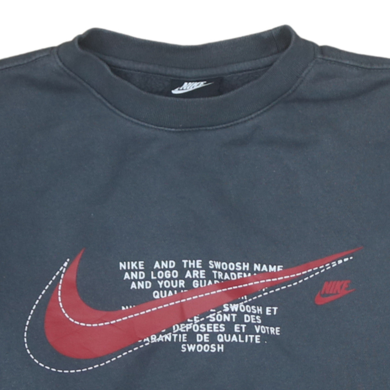 Nike Men's Blue Graphic Pullover Sweatshirt Small