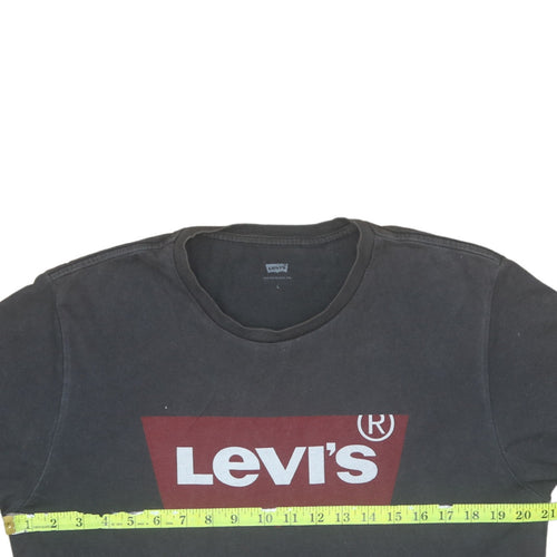 Levi's Men's Black Short Sleeve Logo Graphic T-Shirt Size L