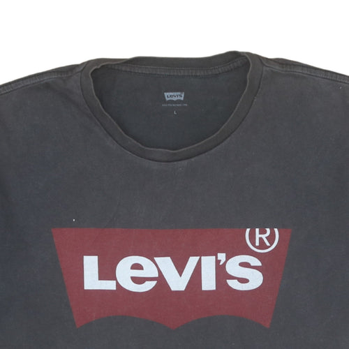 Levi's Men's Black Short Sleeve Logo Graphic T-Shirt Size L