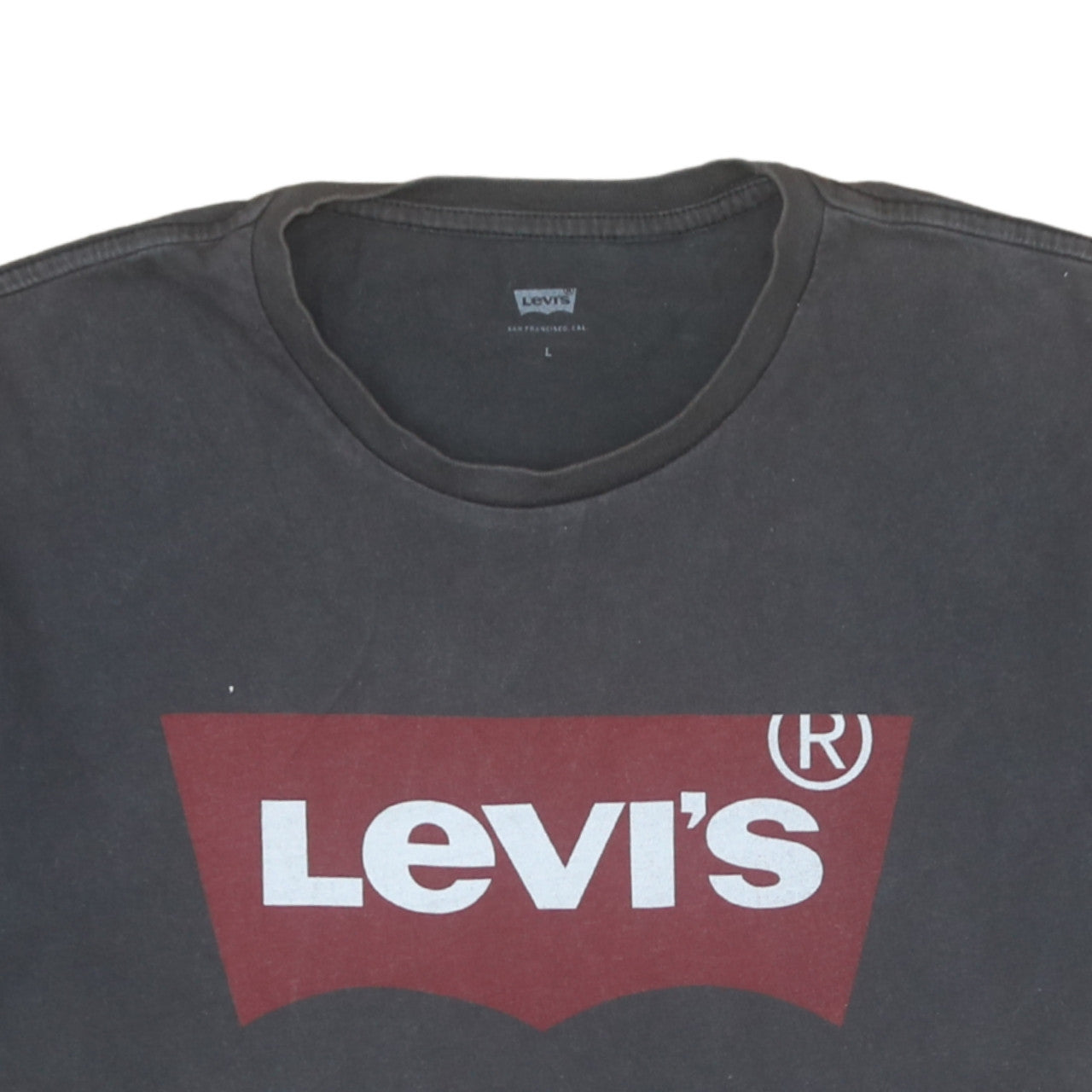 Levi's Men's Black Short Sleeve Logo Graphic T-Shirt Size L