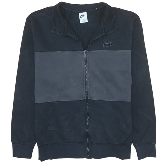 Nike Men's Black Medium Track Jacket Full Zip Fleece Activewear