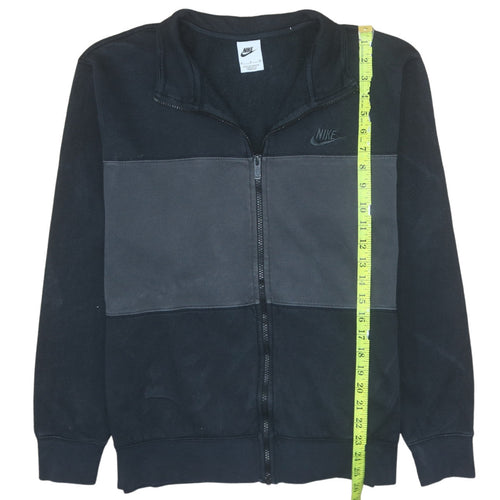 Nike Men's Black Medium Track Jacket Full Zip Fleece Activewear