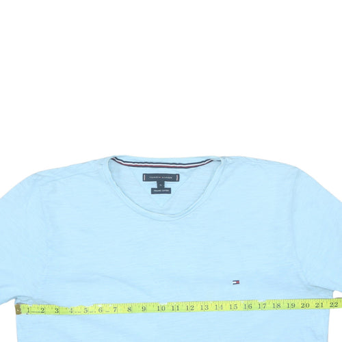 Tommy Hilfiger Men's Blue XL Organic Cotton Crew Neck T-Shirt