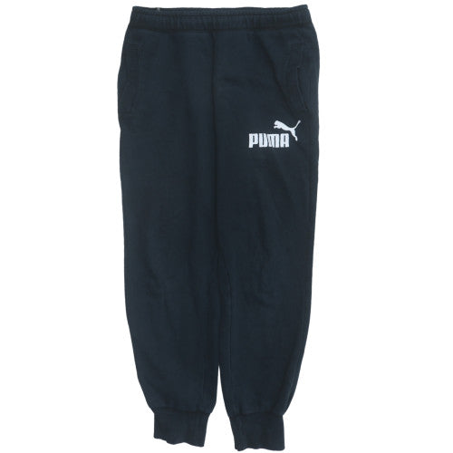 Puma Men's Black Jogger Sweatpants M Regular Fit Fleece