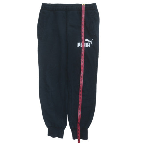 Puma Men's Black Jogger Sweatpants M Regular Fit Fleece