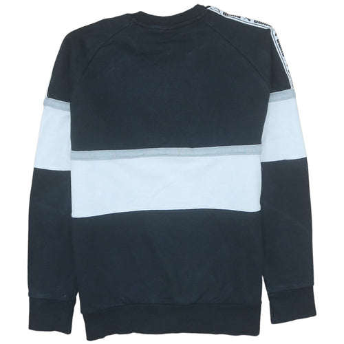 Puma Men’s Black Small Pullover Sweatshirt Crew Neck Logo Sports Top