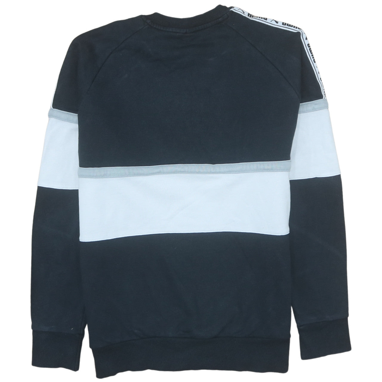 Puma Men’s Black Small Pullover Sweatshirt Crew Neck Logo Sports Top