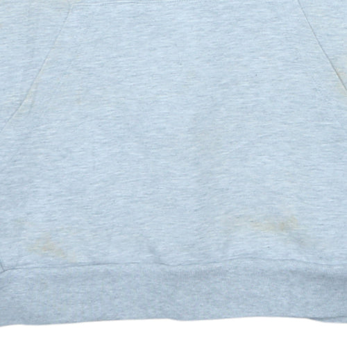 Le Coq Sportif Men’s Grey Pullover Hoodie L Logo Sportswear