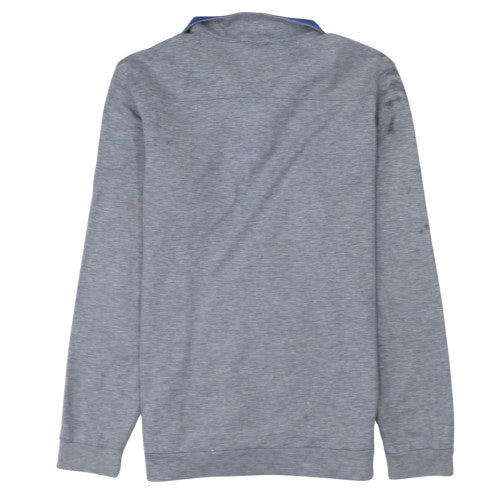 Hugo Boss Men’s Grey 1/4 Zip Sweatshirt Size L Regular Fit