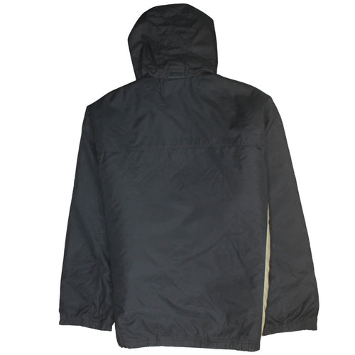 Adidas Womens Black Hooded Puffer Jacket Size L Lightweight Winter Coat