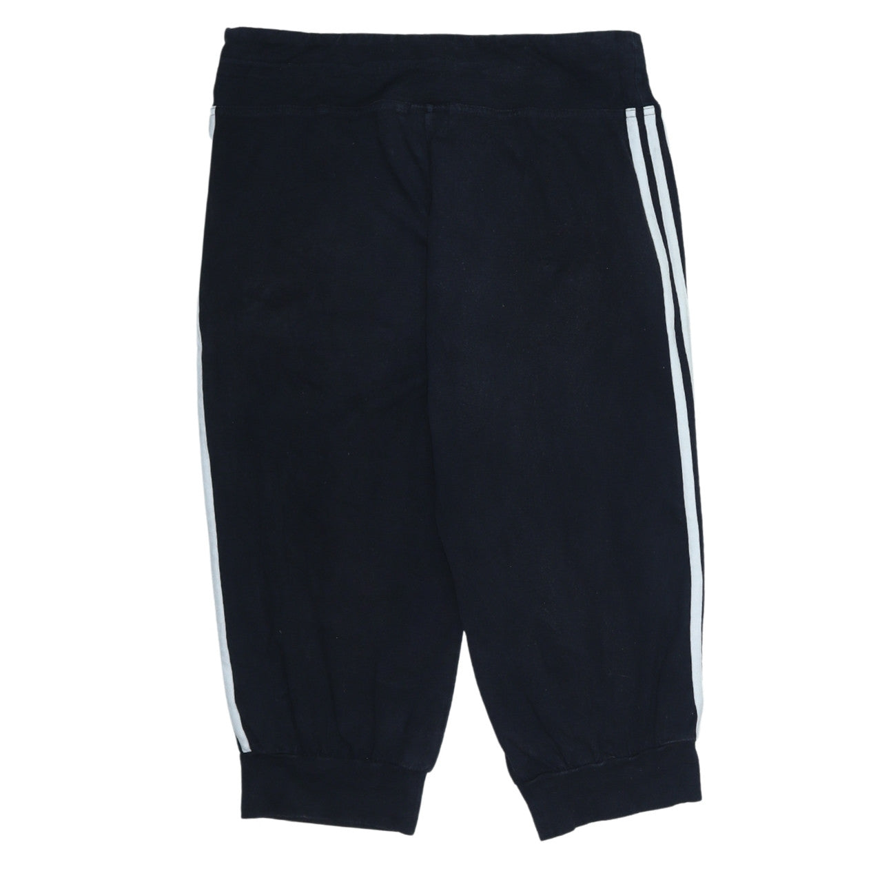 Adidas Womens Black Size 14 Performance Athletic 3-Stripes Shorts
