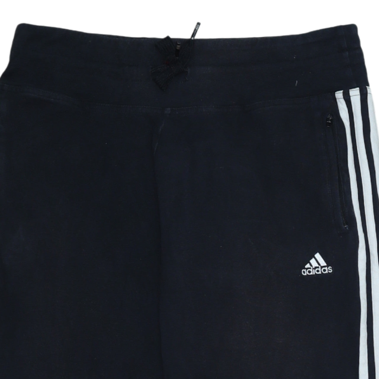 Adidas Womens Black Size 14 Performance Athletic 3-Stripes Shorts