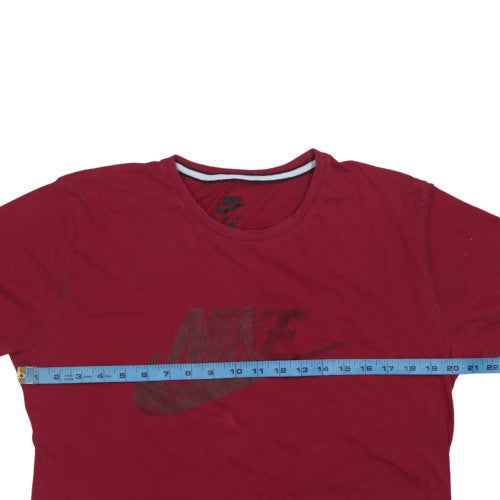 Nike Men's Red XL Crew Neck Graphic Sports T-Shirt
