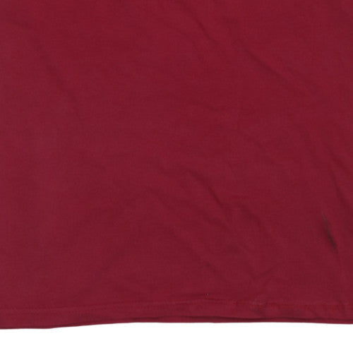 Nike Men's Red XL Crew Neck Graphic Sports T-Shirt