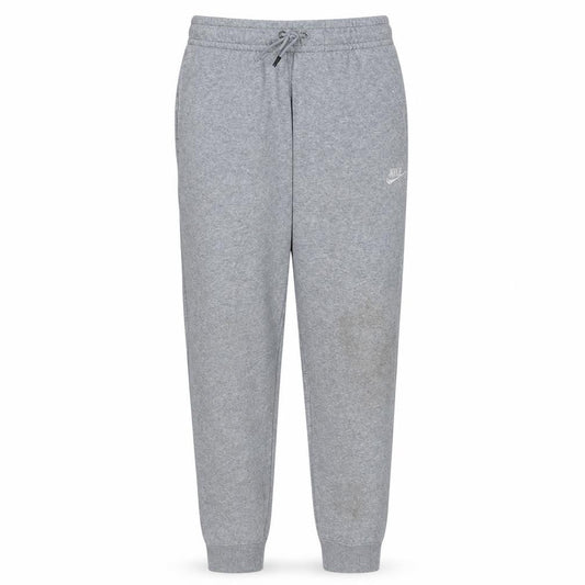 Front view of Nike Men's Grey Jogger Sweatpants S Regular Fit Fleece Trousers