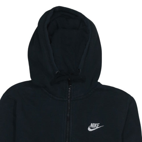 Nike Men's Black Small Full Zip Fleece Hoodie Sweatshirt