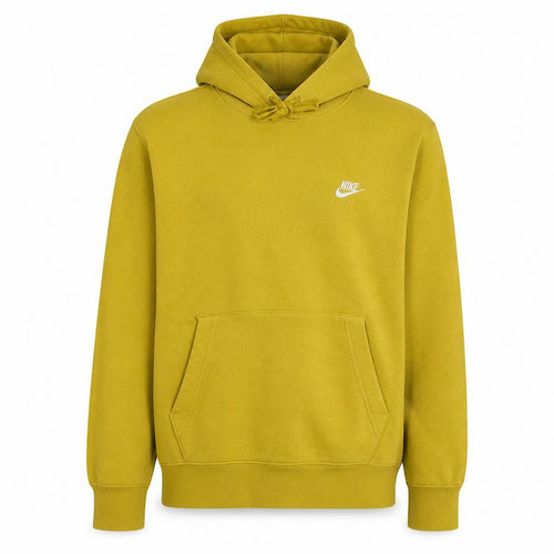 Nike Men's Yellow Pullover Hoodie Size S Fleece Sportswear