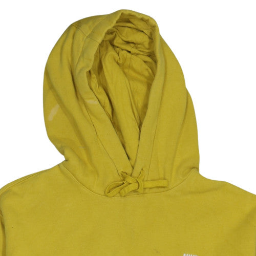Nike Men's Yellow Pullover Hoodie Size S Fleece Sportswear