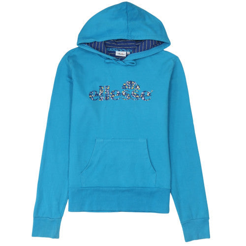 Ellesse Womens Blue Hooded Pullover Sweatshirt Size 14