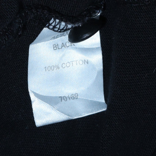 Guinness Men's Black 2XL Striped Rugby Pullover Sweatshirt