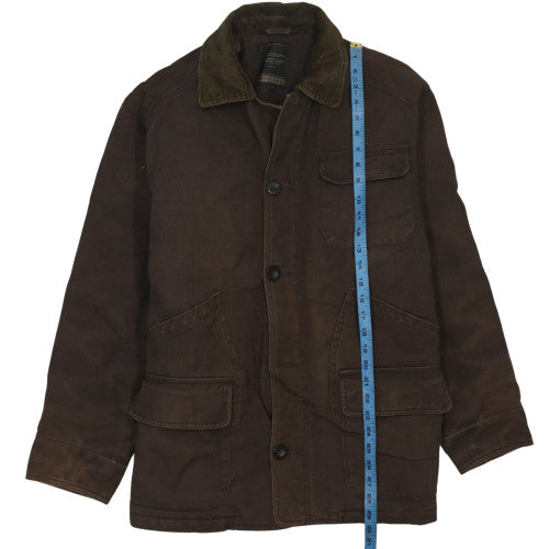 Best Way Men’s Brown Cotton Field Jacket M Workwear Coat