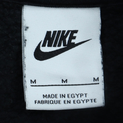 Nike Women's Black Gold Swoosh Pullover Hoodie M