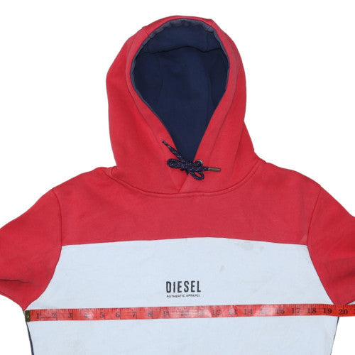 Diesel Mens Multicoloured Pullover Hoodie Size S Regular Fit