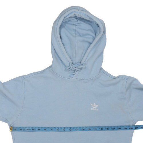 Adidas Mens Blue Pullover Hoodie Small Regular Fit Sportswear