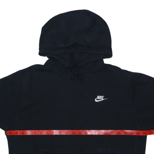 Nike Women's Black Pullover Hoodie Medium Cotton Blend