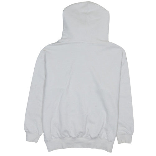 Nike Men's White Pullover Hoodie Small Logo Fleece Sweatshirt