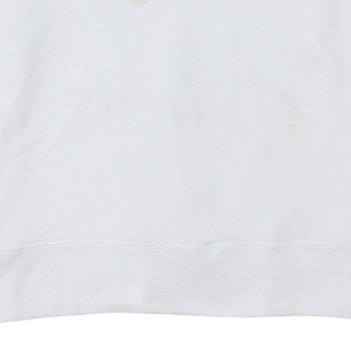 Hollister Men's White XL Pullover Crew Neck Sweatshirt