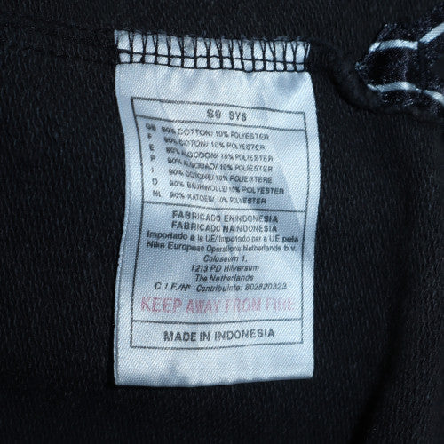 Nike Men's Black L Fleece 1/2 Zip Collared Sweatshirt Pullover