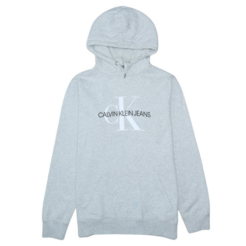 Calvin Klein Jeans Men's Grey XL Pullover Hoodie Sweatshirt