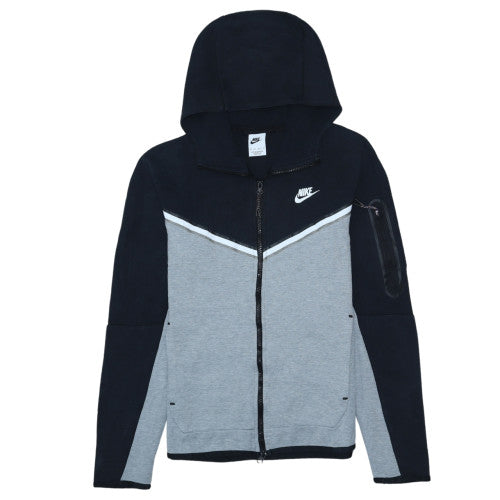Nike Mens Grey Full Zip Sports Hoodie XS Lightweight Fleece