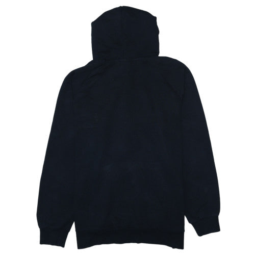Adidas Men's Black Medium Pullover Hoodie with Logo Print