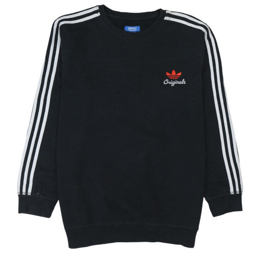Adidas Originals Men's Black XL Crew Neck Sweatshirt Pullover