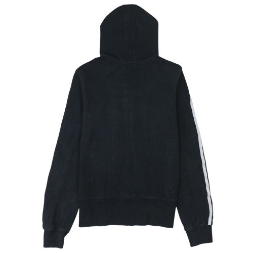Adidas Women's Black Full Zip Hoodie Size 12 Hooded Sportswear